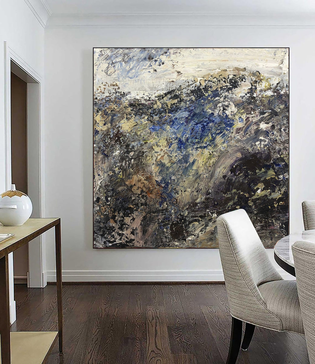 Snapshot of Abstract Expressionist Textured Wall Decor Design
