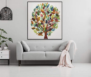 5 Magical Colorful Trees Paintings