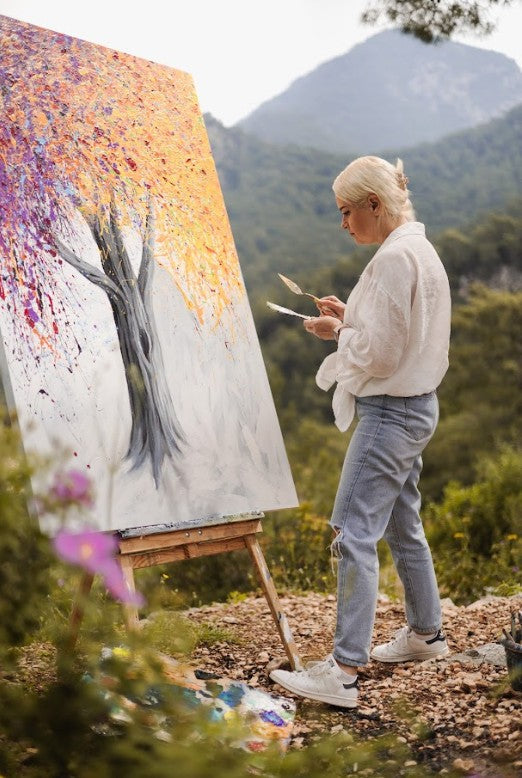 GLEAMING AUTUMN WHIRL 60"x39.4"