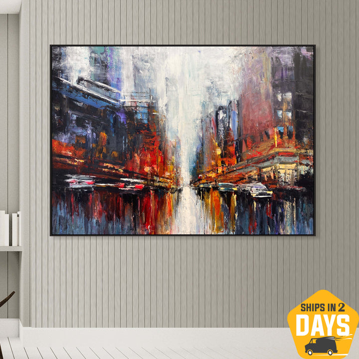 VIBRANT METROPOLIS 36"x54"