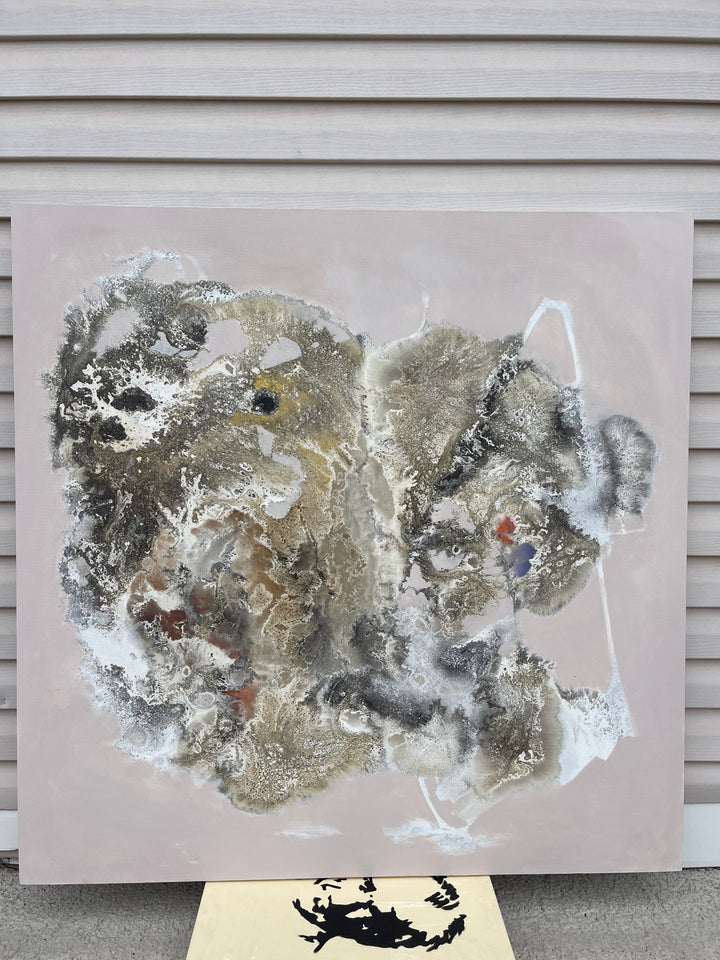 MAP OF ISLAND 46"x46"