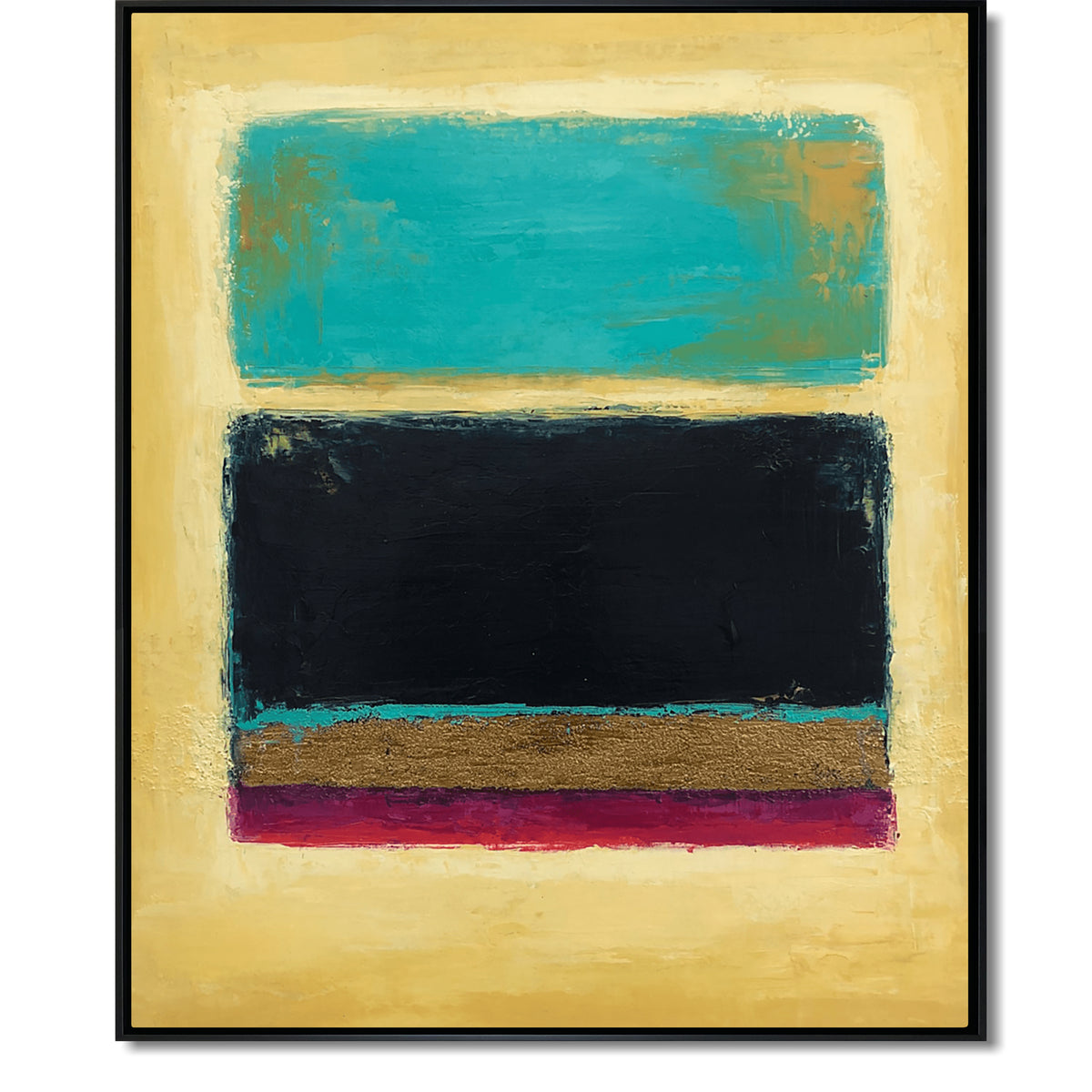 Mark Rothko Style Painting Original Colorful Abstract Canvas Art Modern ...