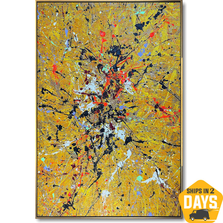 YELLOW SPLASH 54"x39.4"