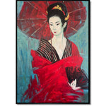 GEISHA WITH UMBRELLA