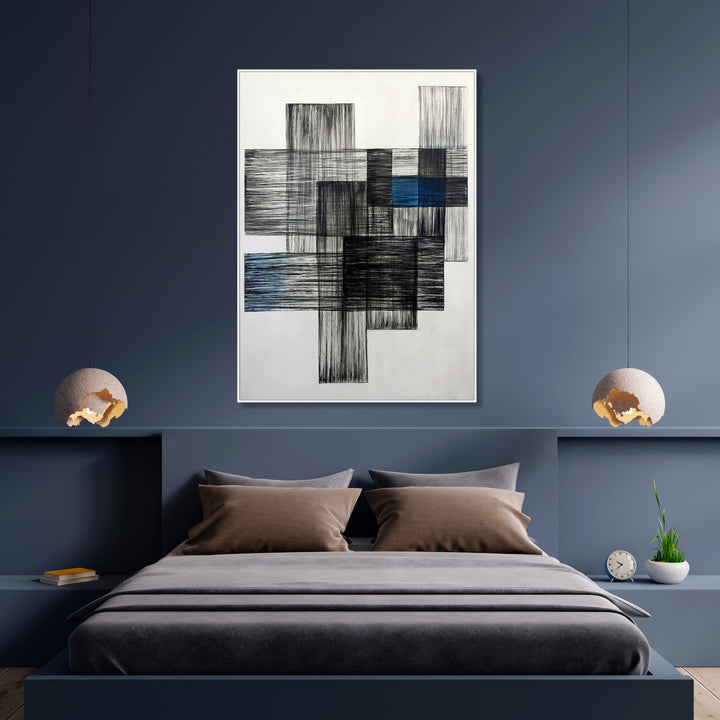 MIDNIGHT BLUEPRINT 34"x28.1"