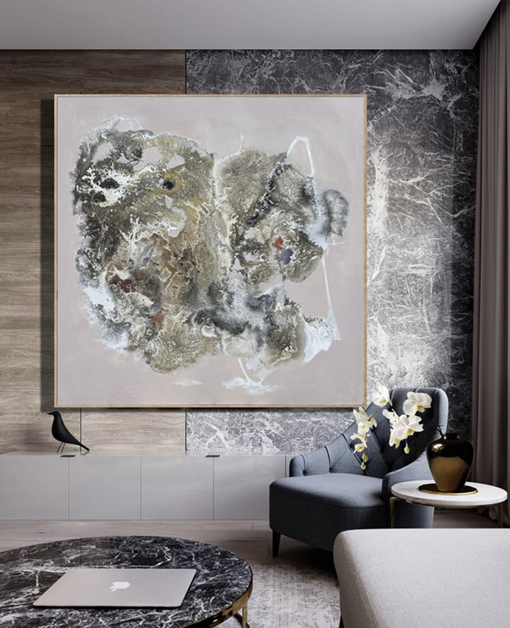 MAP OF ISLAND 46"x46"