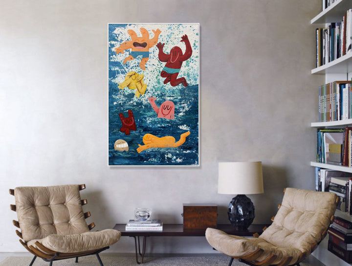 JOYFUL SWIM 23.6"x15.7"