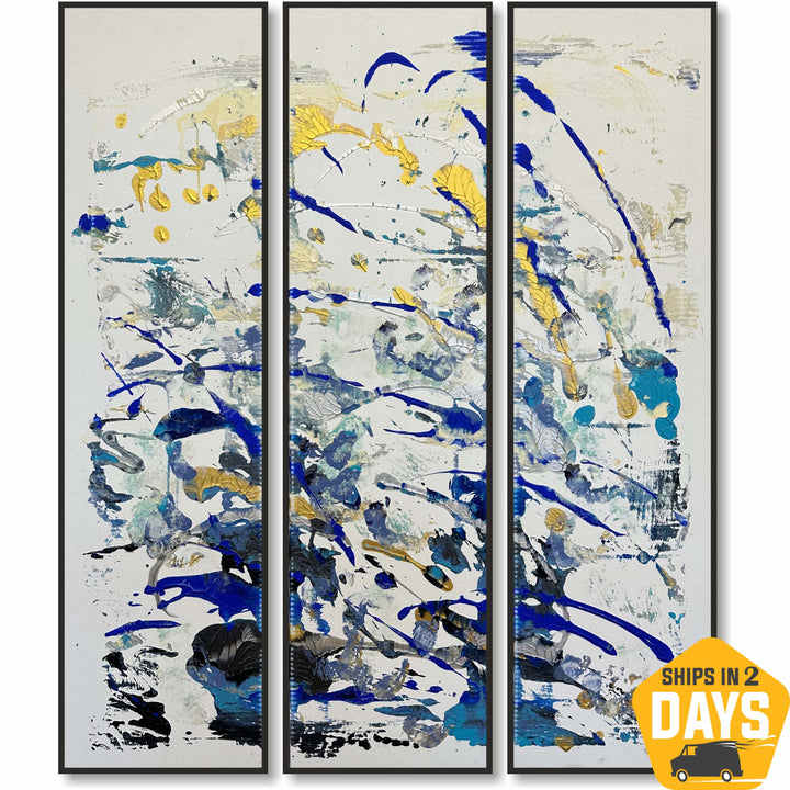 TEXTURED TIDES 46"x36"