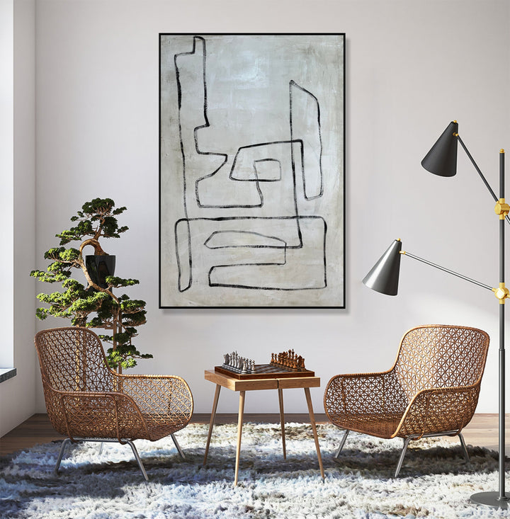 GEOMETRIC PATHWAYS 54"x36"