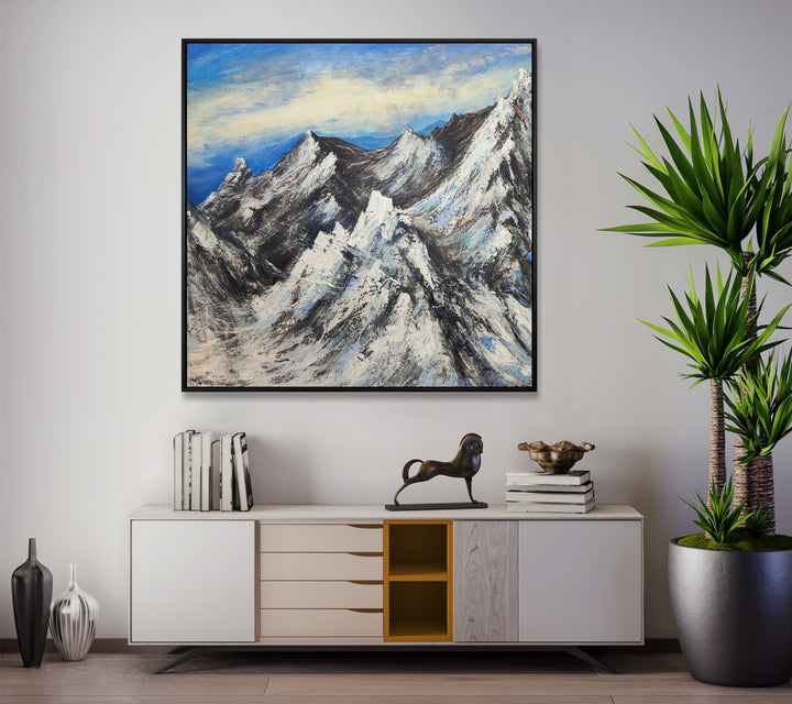 SNOWY SUMMITS 36"x36"