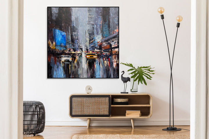 MIDNIGHT METROPOLIS 40"x40"