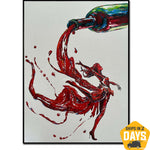 POURED PASSION 46"x34"