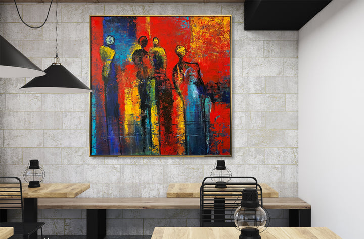 SPECTRUM OF FIGURES 46"x46"