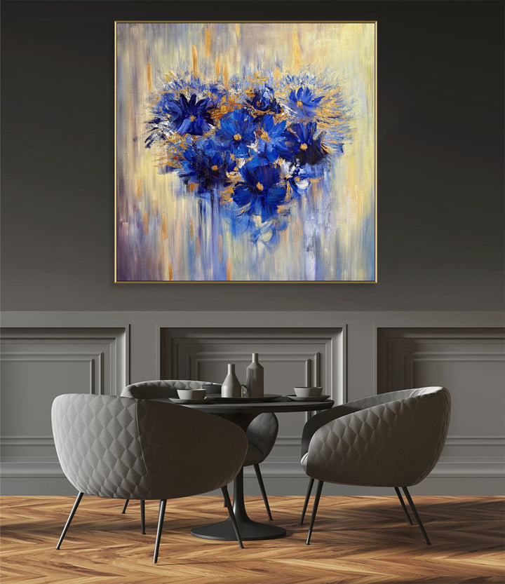 FLOWER HEART 46"x46"