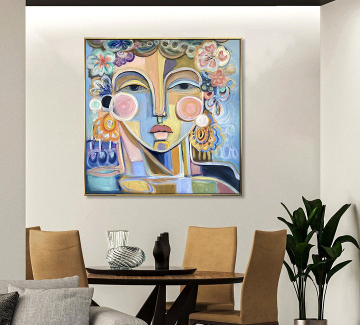 ABSTRACT CHARM 46"x46"