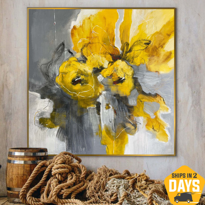 RADIANT FLORA 39.3"x39.3"