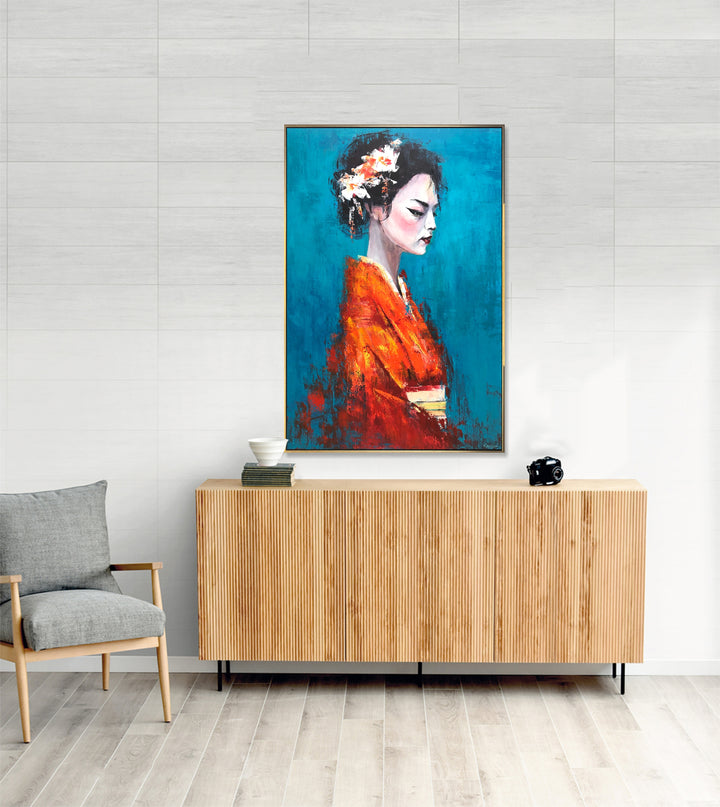 ELEGANT GEISHA 54"x36"