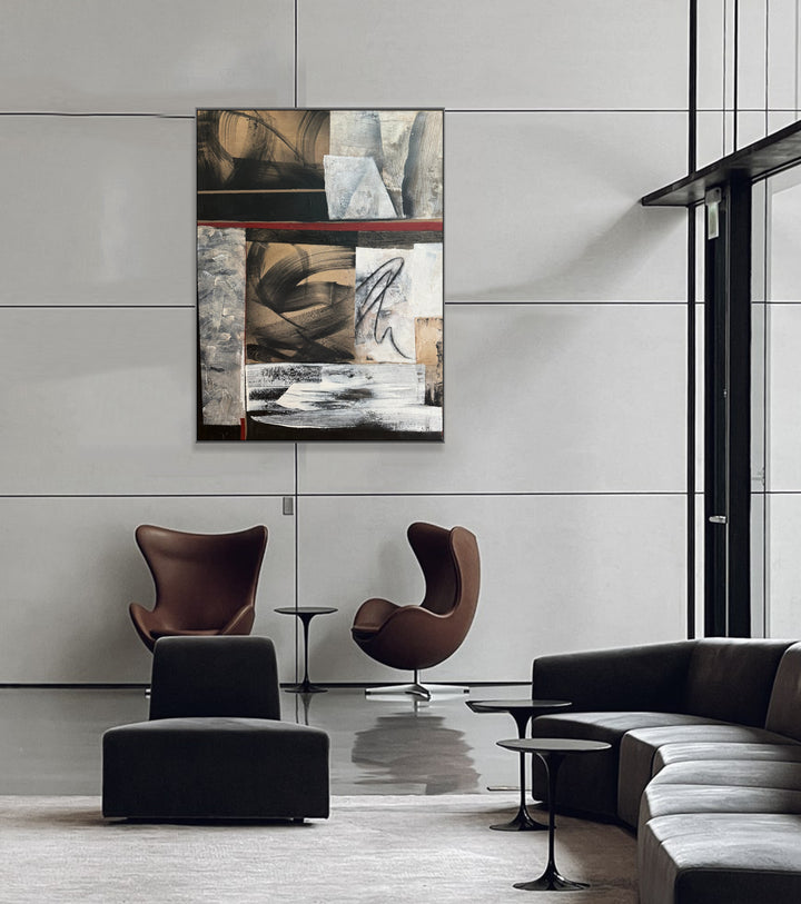 LAYERED GEOMETRY 43"x29.5"