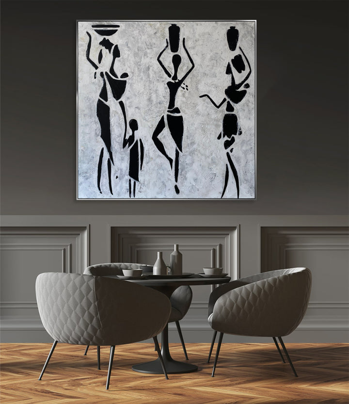 ECHOES OF AFRICA 39.7"x39.7"