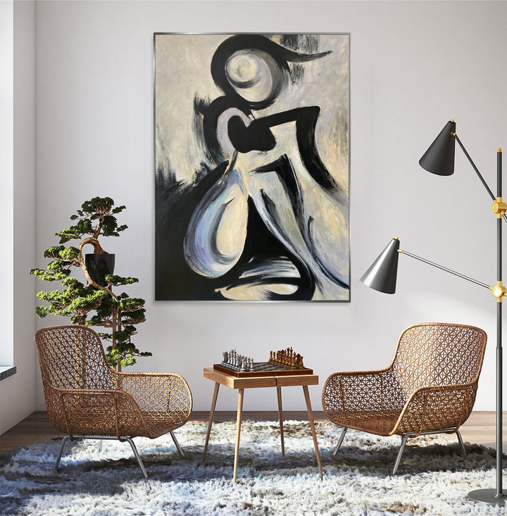 SILHOUETTE IN MOTION 64"x48"