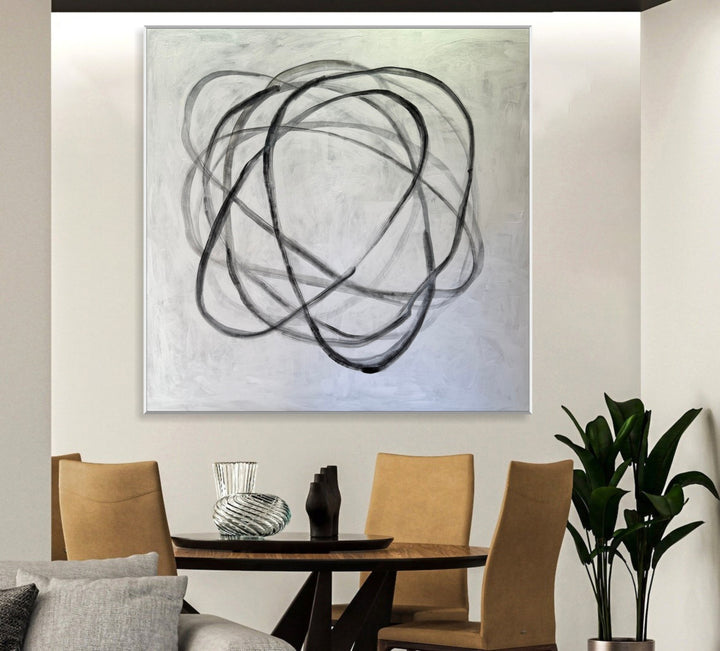 MINIMALIST SWIRL 72"x72"