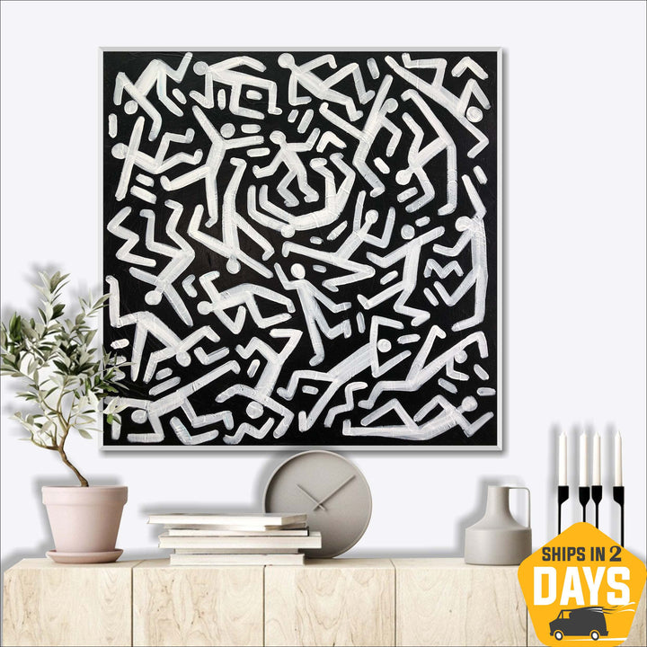 GEOMETRIC DANCE 32"x32"