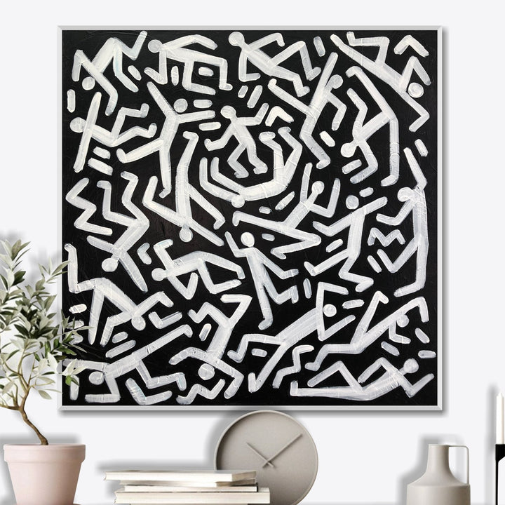 GEOMETRIC DANCE 32"x32"