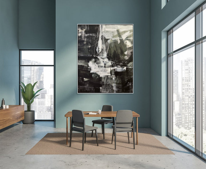 BLACK AND WHITE DYNAMIC 39.4"x31.5"