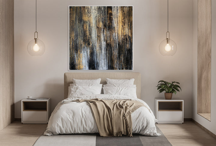 GOLDEN DEPTHS 50"x50"