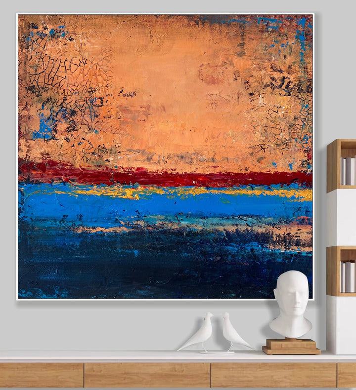 SUNSET LAYERS 32"x32"