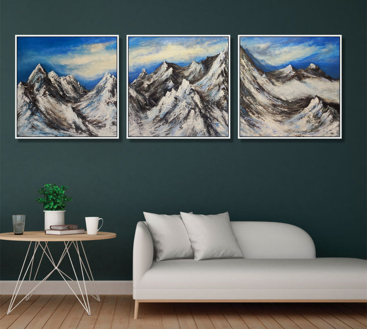 SNOWY SUMMITS 3P 36"x108"
