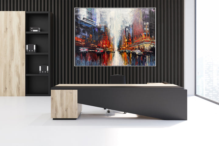 VIBRANT METROPOLIS 36"x54"