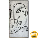 WITH MYSELF 45.6"x20"