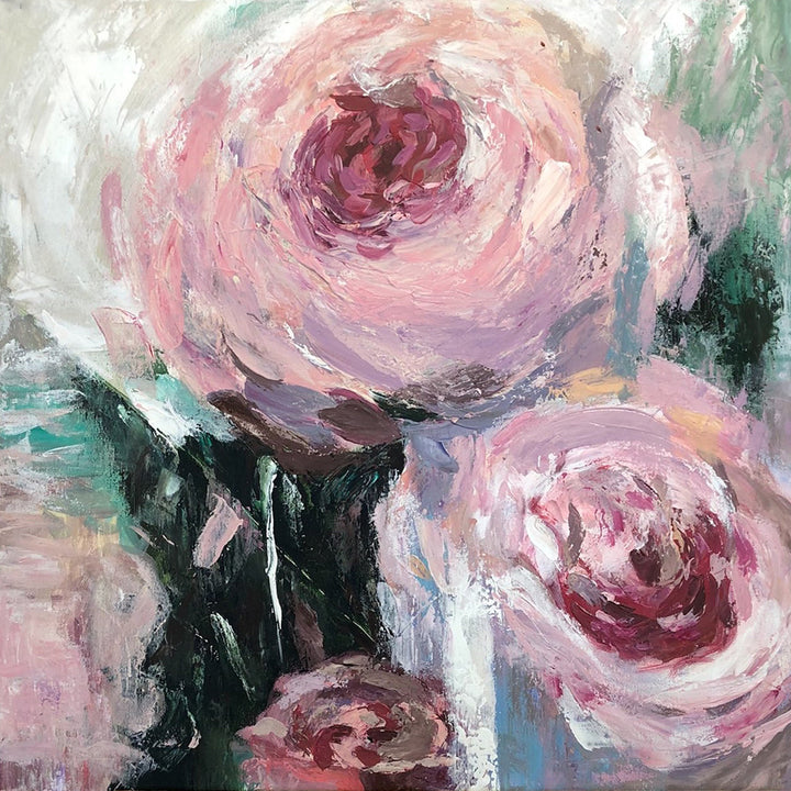 SPRING PEONIES 23.6"x23.6"