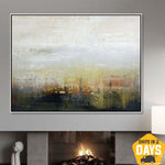 Oil Paintings On Canvas Original Texture Painting Unique Wall Art Minimalist Abstract Painting | DEPTH OF NATURE 343 31.5x39.4"