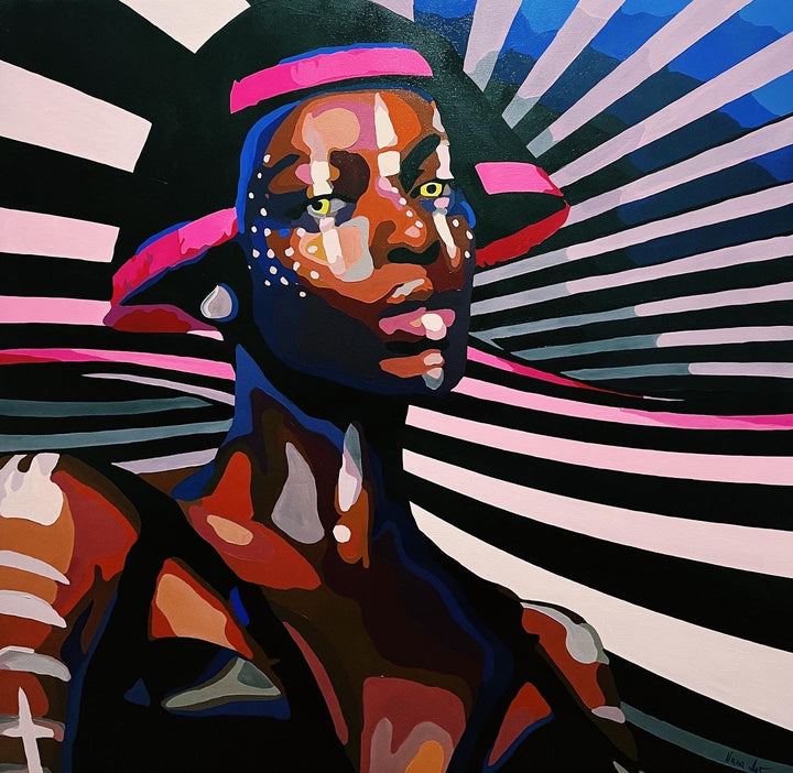 COSMIC GIRL 43.3"x43.3"
