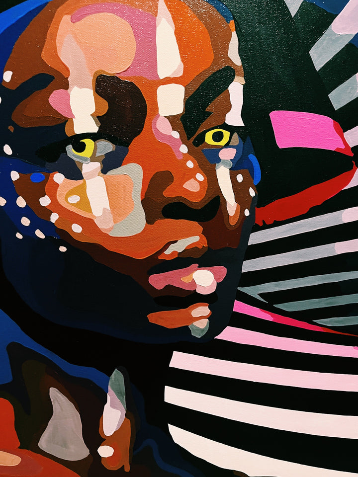 COSMIC GIRL 43.3"x43.3"
