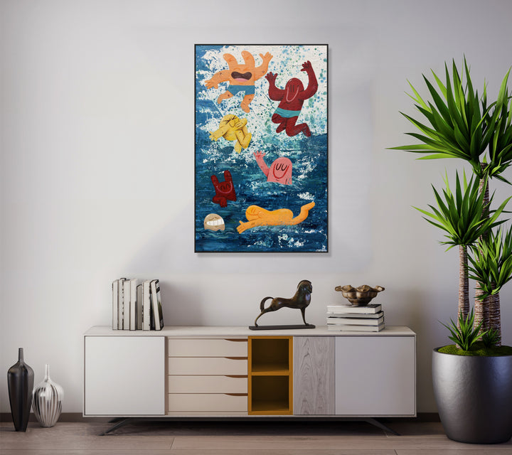 JOYFUL SWIM 23.6"x15.7"