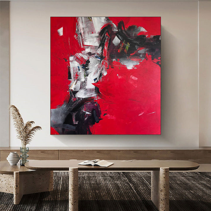 RED VERTIGO 60"x54"