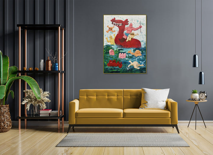 DRAGON RIDERS 31.5"x23.6"