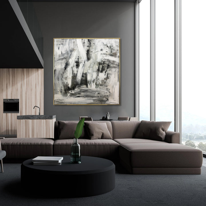 MONOCHROME PULSE 40"x40"