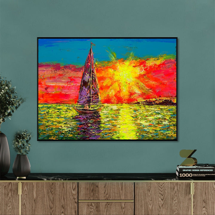 SUNSET SAIL 30"x46"