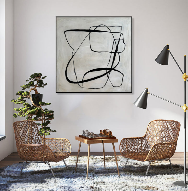 LINEAR GEOMETRIC 40"x40"