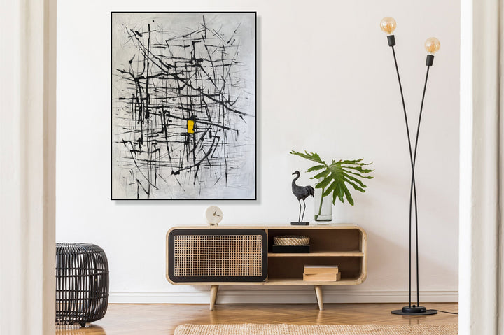 GEOMETRIC BALANCE 27.9"x23.6"