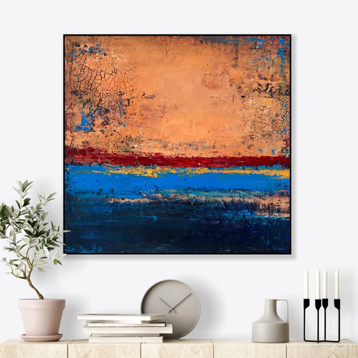 SUNSET LAYERS 32"x32"