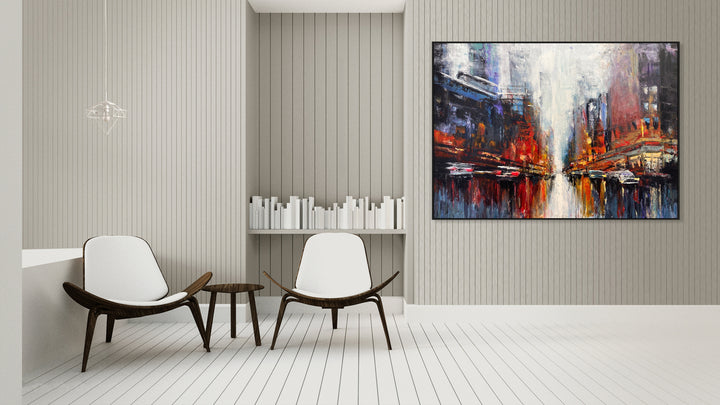 VIBRANT METROPOLIS 36"x54"