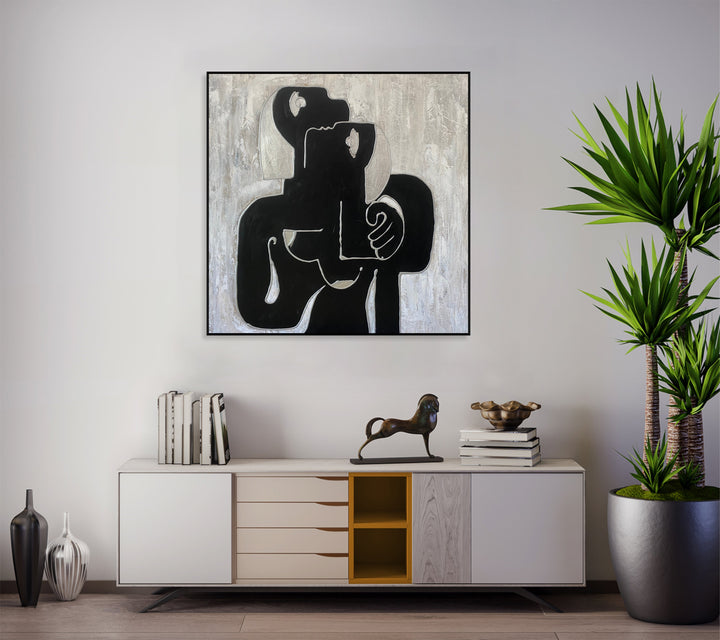 MONOCHROME ENCOUNTER 39.4"x39.4"