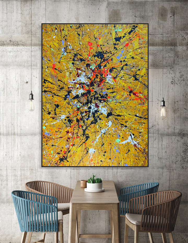 YELLOW SPLASH 54"x39.4"