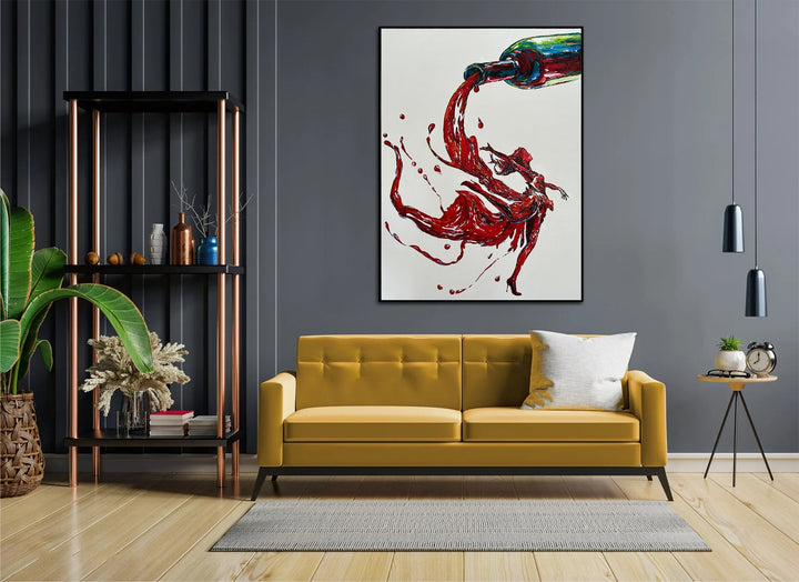 POURED PASSION 46"x34"