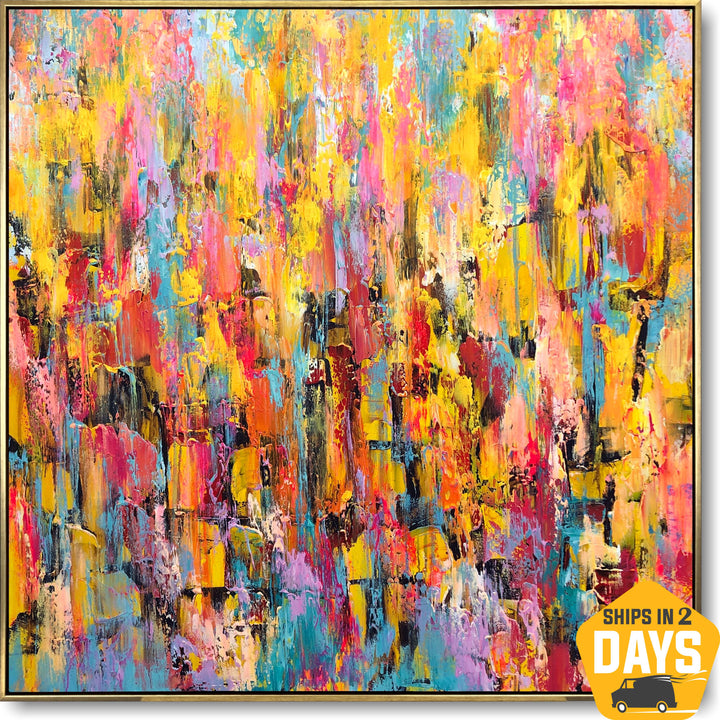 JOYFUL EXPRESSION  46"x46"